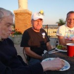 John and Phil under the Moon