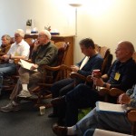 A Planning session During the Dignity/Washington Retreat (L to R: Alexander Martone, Tom Bower, Dave Vespa, Tom Yates, Bob Miailovich, Mike Marinelli, Larry Ranly, Mark Clark and Jonathan Noriega0